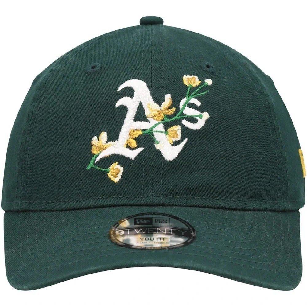 Oakland Athletics New Era Youth Game Day Bloom 9TWENTY Adjustable Hat- NWT